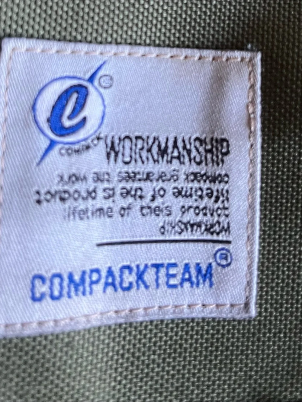 VINTAGE COMPACKTEAM WORKMANSHIP UTILITY SLING BAG